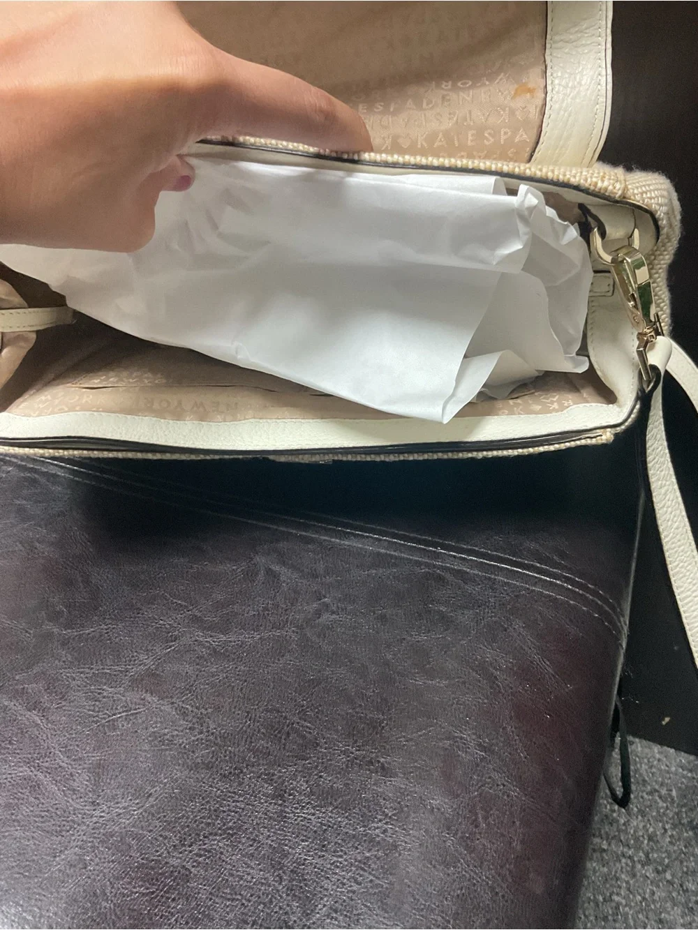 Kate Spade Laurel Wesley Cream Top-Handle Women's Satchel